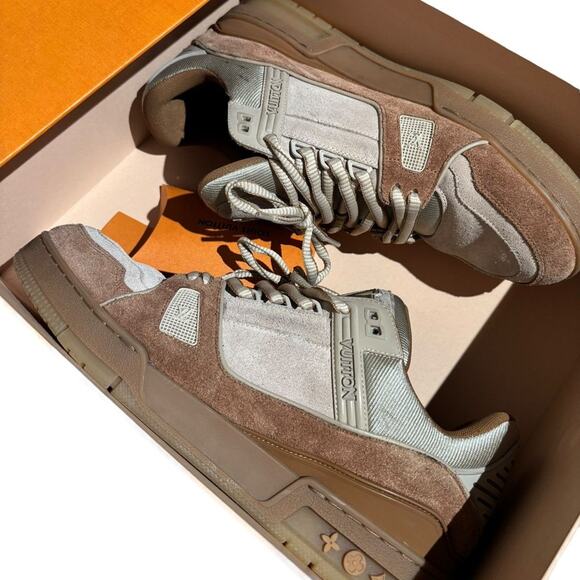 Low Trainer suede leather sneaker main image 7
